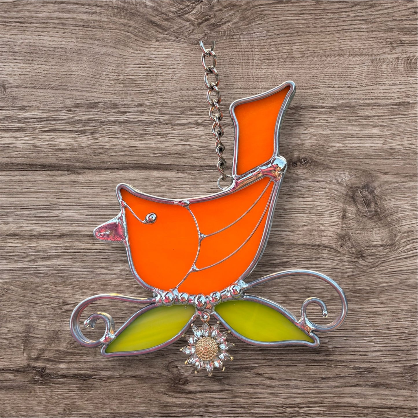 Free as a Bird - With Flower Charm