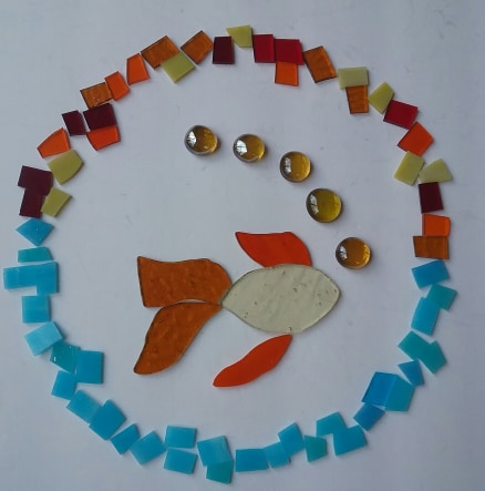 Goldfish Mosaic Design