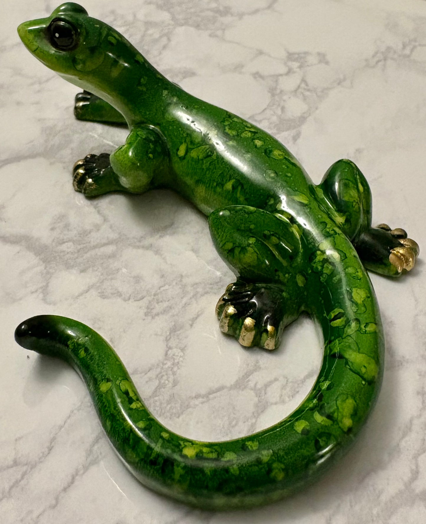 Gecko Resin Figurine