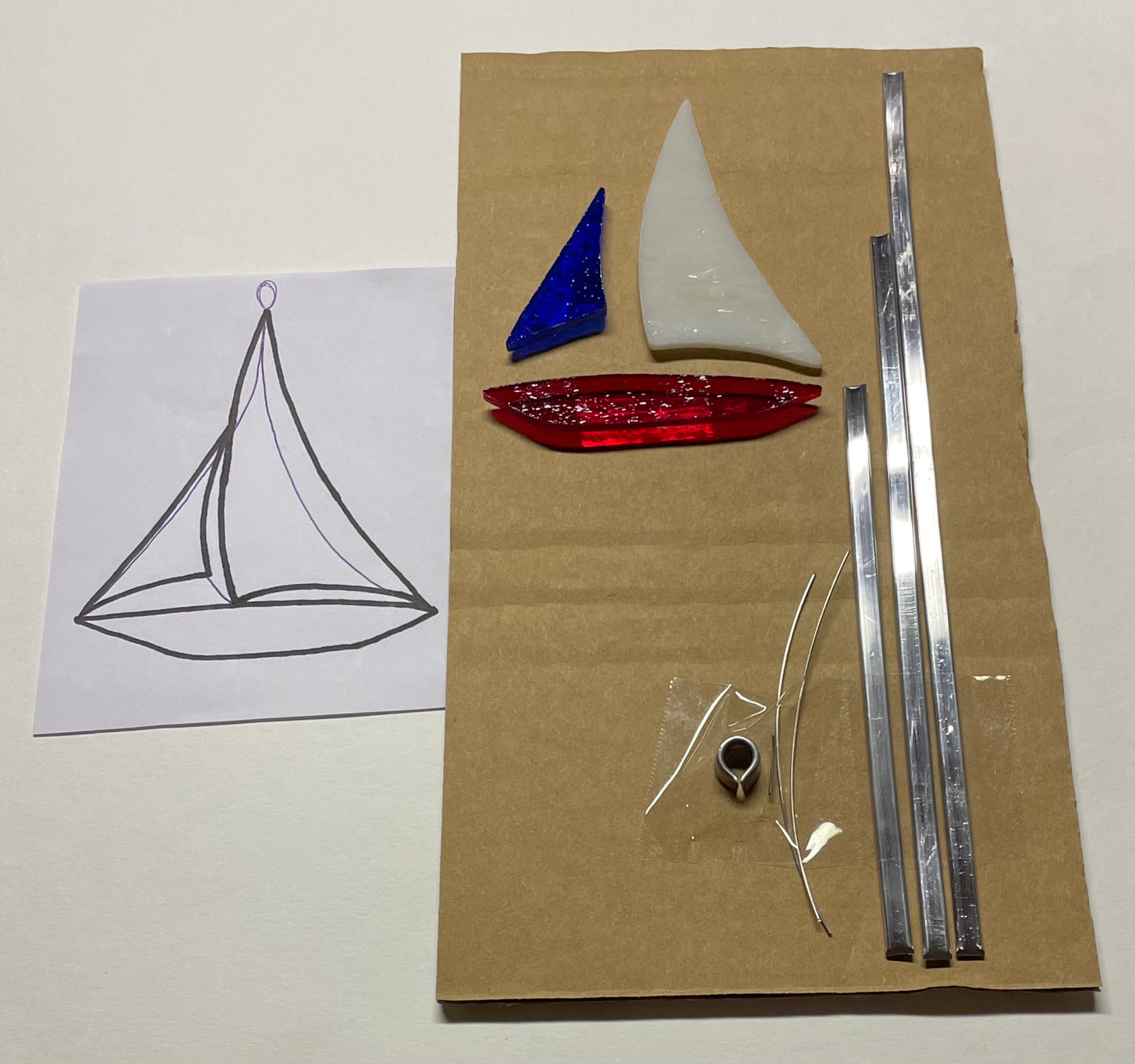 Pre Cut Hobby Kit - Sailboat