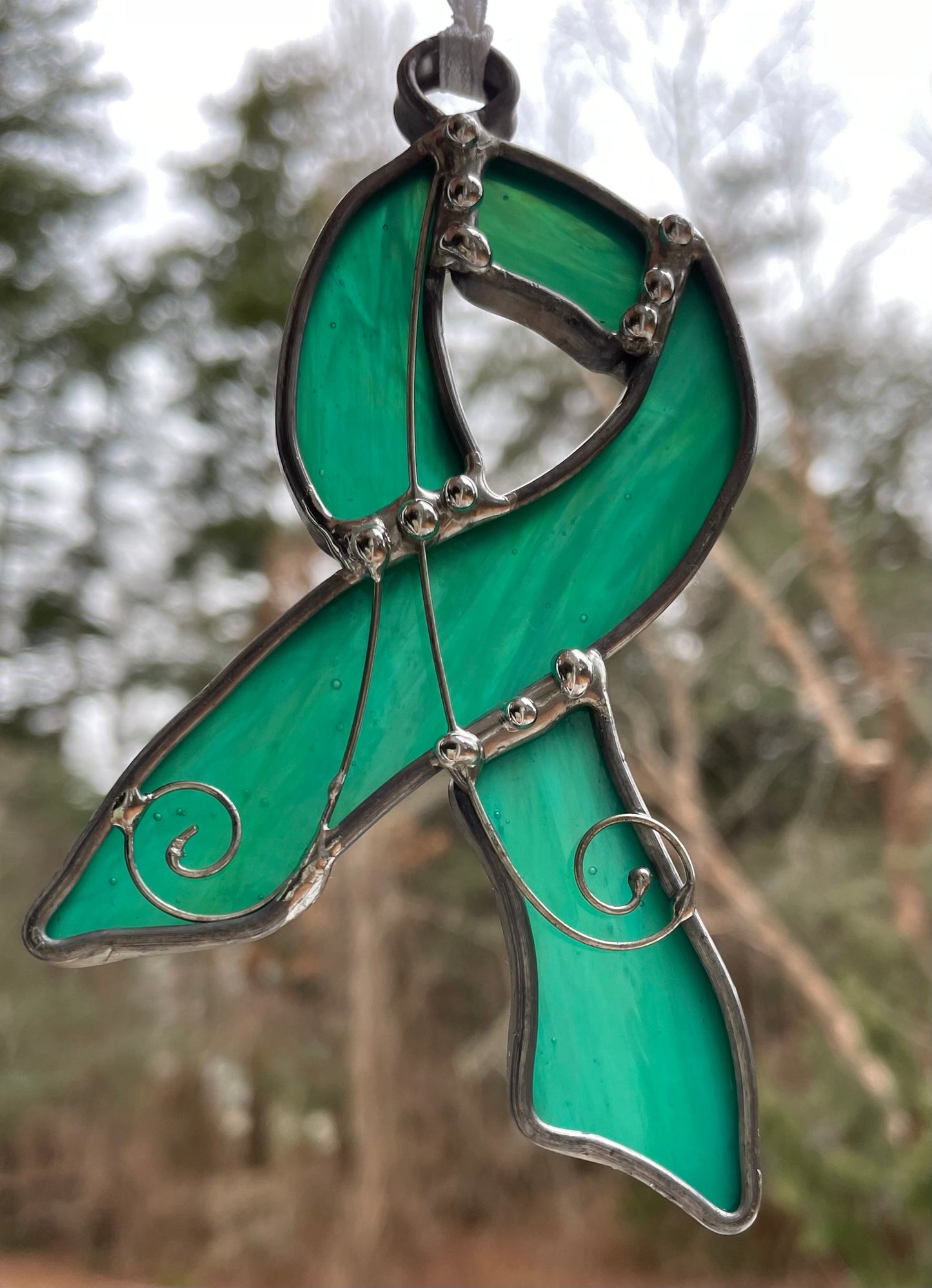 Fight Like a Girl - Ovarian Cancer Awareness Ribbon