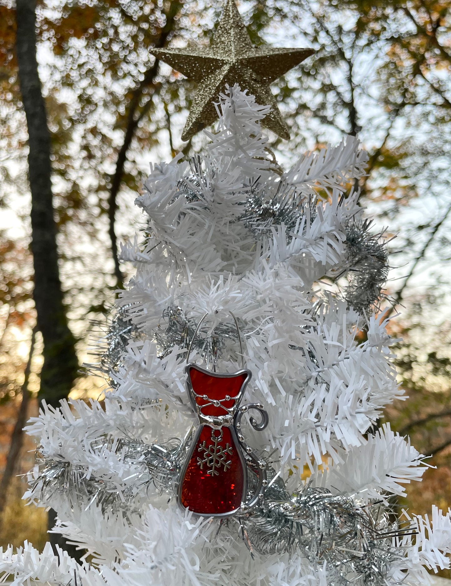 Oh Christmas Tree, Your Ornaments are History - Cat