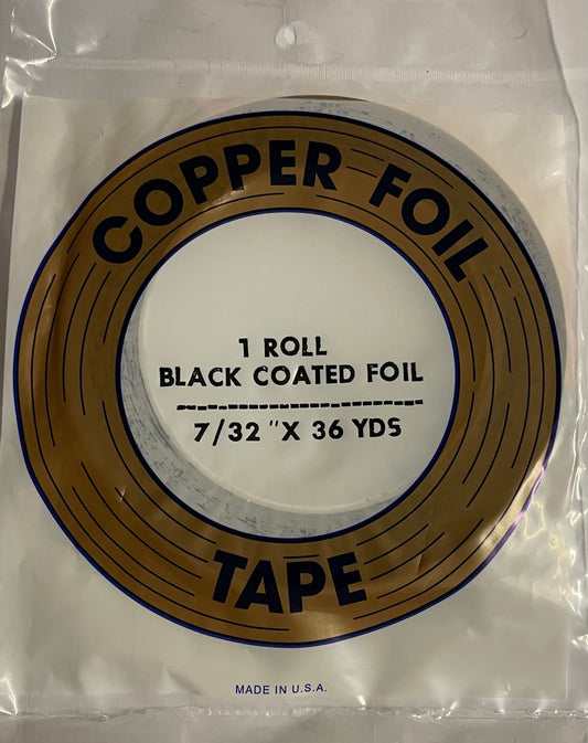 Edco Copper Foil Black Backed 7/32" 36 yards