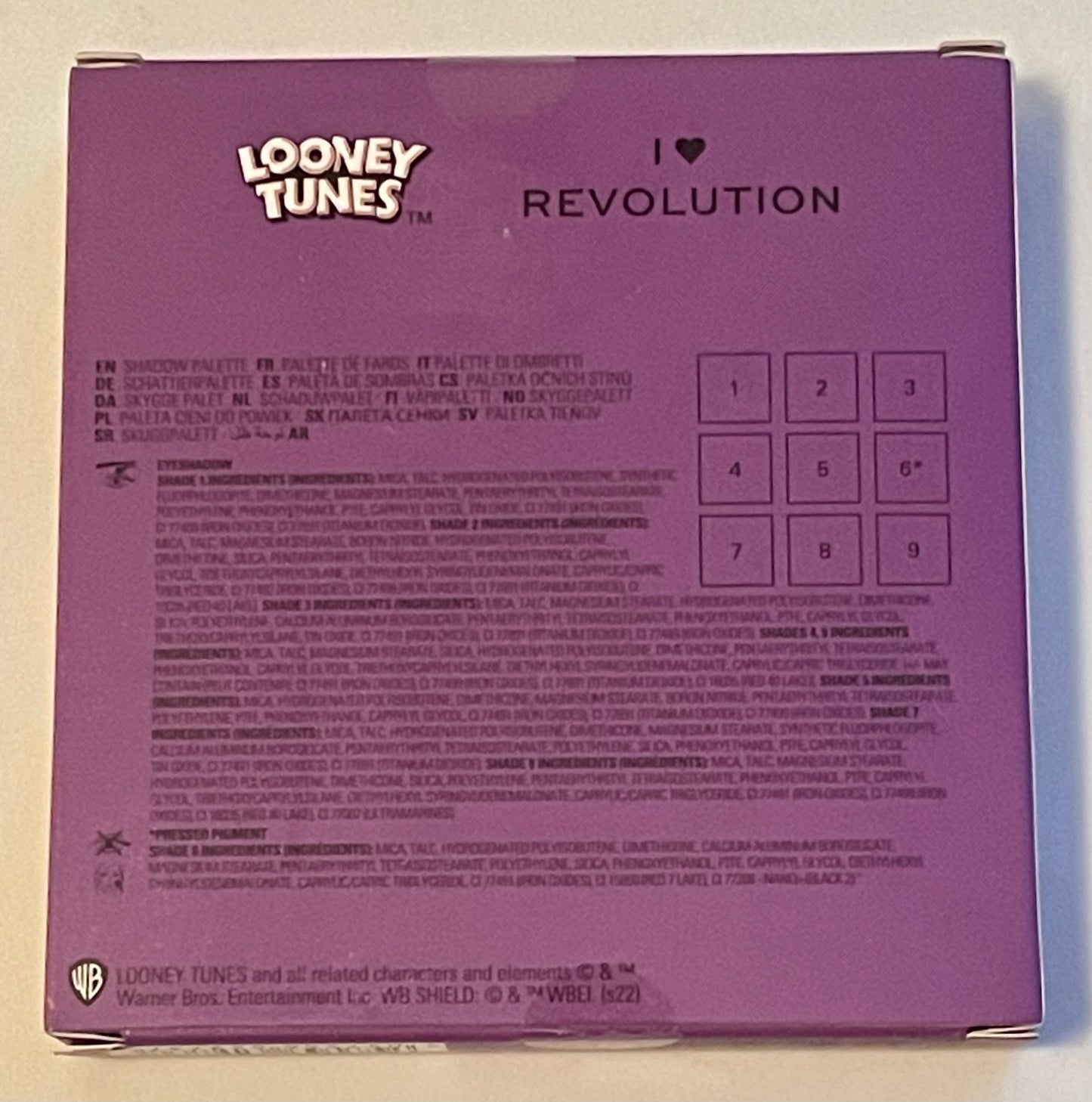 Gen X - Looney Tunes Eyeshadow Palette