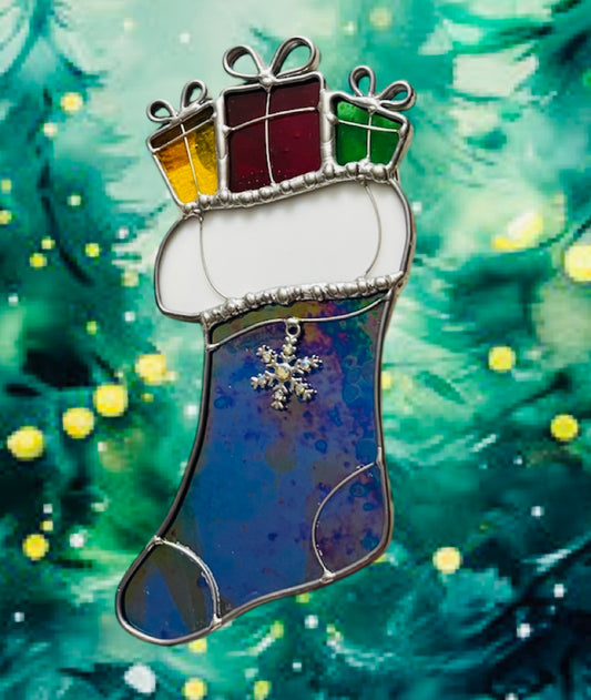 Stocking Up On Smiles - Christmas Stocking w/ Gifts