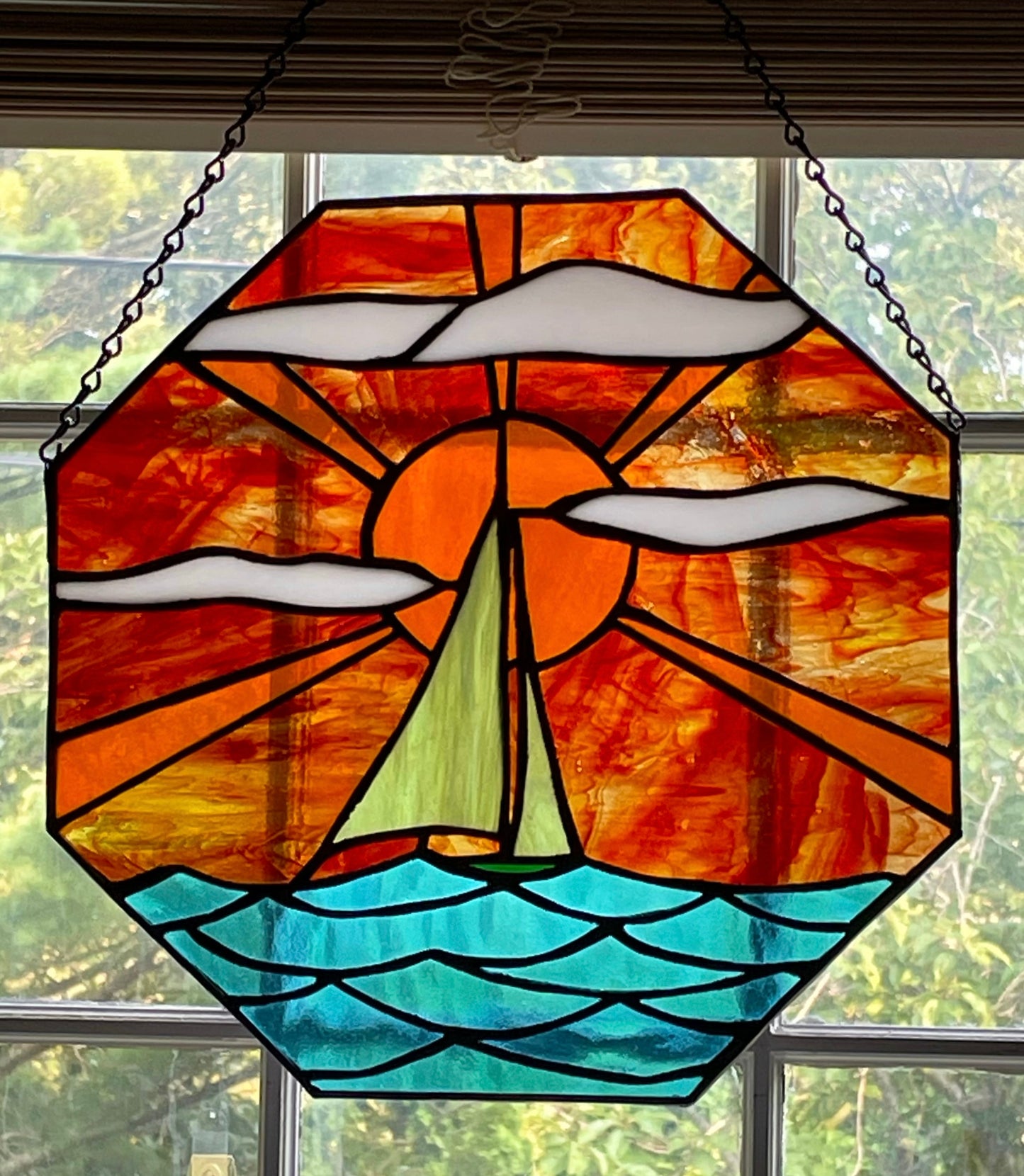 Sailing - Octagon Sailboat Panel