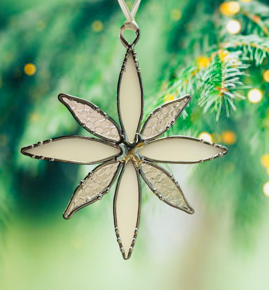 Snowcicle!  Snowflake Ornament